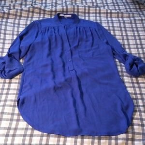 Blue lightweight blouse